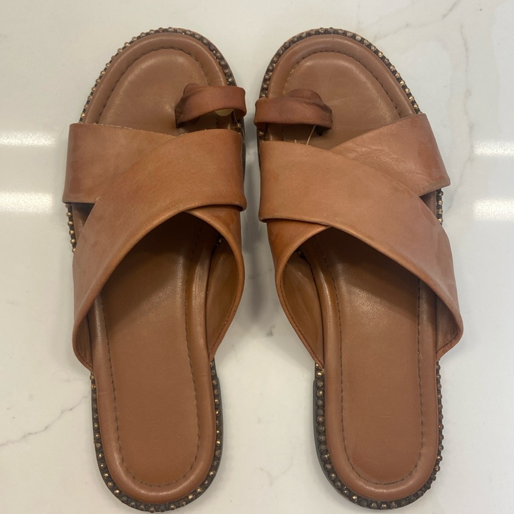 Leather sandals size 9